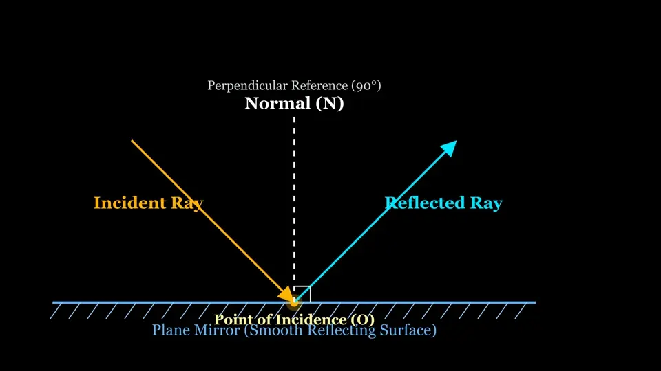 A reflection lesson frame with example branding positioned along the video’s edges
